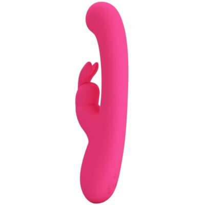 Pretty love - vibrador de coelho lamar e ponto g rosa pretty love led caliente. Pt