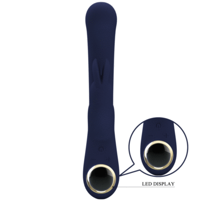 Pretty love - vibrador de coelho lamar e ponto g azul pretty love led caliente. Pt