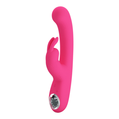 Pretty love - vibrador de coelho lamar e ponto g rosa pretty love led caliente. Pt