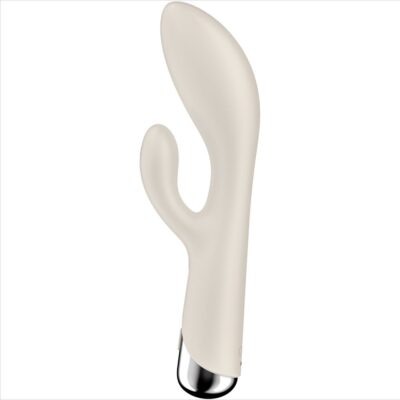 Satisfyer - spinning coelho 1 clitóris e estimulao g-spot bege satisfyer vibrator caliente. Pt