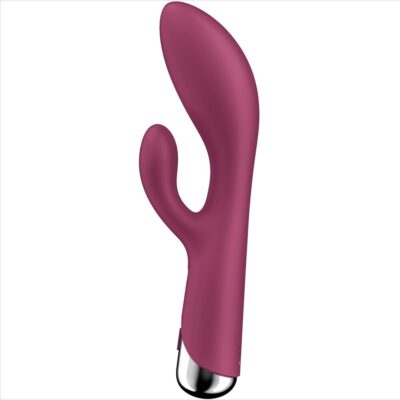 Satisfyer - coelho giratório 1 clitóris e estimulao de ponto g vermelho satisfyer vibrator caliente. Pt