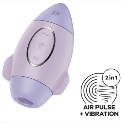 Satisfyer - vibrador de impulso duplo pequeno lilac mission control satisfyer vibrator caliente. Pt