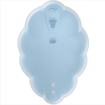 Alternative view of SATISFYER - VIBRADOR DE PULSO DE AR AZUL CLOUND DANCER