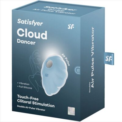 Satisfyer - vibrador de pulso de ar azul clound dancer satisfyer air pulse caliente. Pt