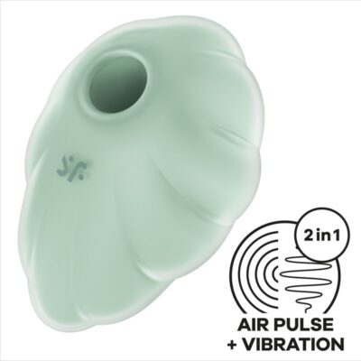 Satisfyer - vibrador de pulso de ar verde clound dancer satisfyer air pulse caliente. Pt