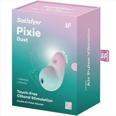 Satisfyer - estimulador pixie dust blue air pluse satisfyer air pulse caliente. Pt