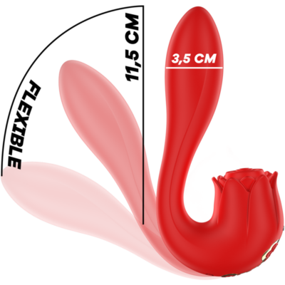 Mia - selena estimulador vibrante + tapping vermelho mia caliente. Pt