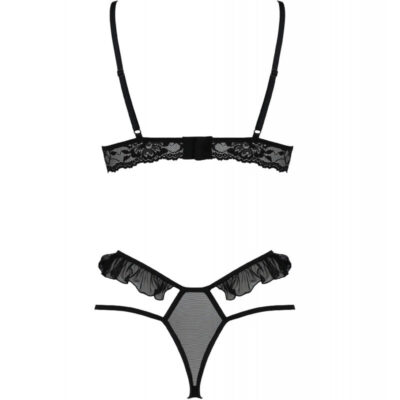 Passion - conjunto dolly duas peas preto l/xl passion woman sets caliente. Pt