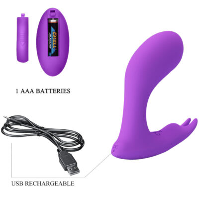 Pretty love - controle remoto de vibração e pulsação idabelle violeta pretty love bottom caliente. Pt
