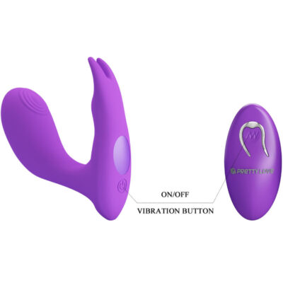 Pretty love - controle remoto de vibração e pulsação idabelle violeta pretty love bottom caliente. Pt