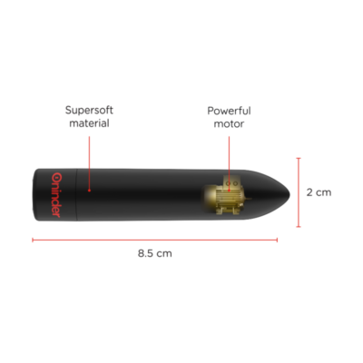 Oninder - berlin bullet vibrador preto 9 modos 8,5 x 2 cm - aplicativo gratuito oninder caliente. Pt