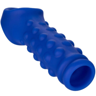 Alternative view of ADMIRAL - CAPA PARA PÊNIS COM FRISAS SILICONE LÍQUIDO AZUL