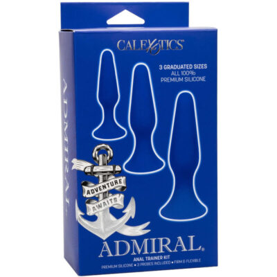 ADMIRAL - KIT 3 PLUG ANAL AZUL 7 Admiral - kit 3 plug anal azul calexotics caliente. Pt
