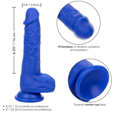 Admiral - sailor realistic dildo vibrador azul calexotics caliente. Pt