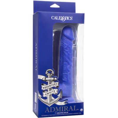 Admiral - sailor realistic dildo vibrador azul calexotics caliente. Pt