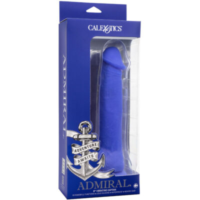 Admiral - captain realistic dildo vibrador azul calexotics caliente. Pt