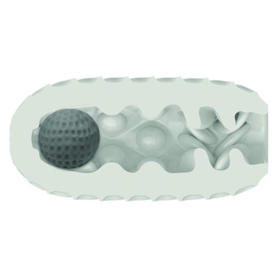 California exotics - boundless reversível squishy ball stroke amarelo calexotics caliente. Pt