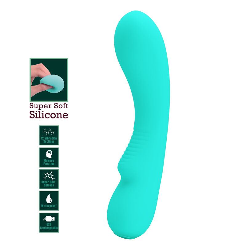 PRETTY LOVE - VIBRADOR RECARREGVEL PRESCOTT AQUA VERDE 7 Pretty love - vibrador recarregvel prescott aqua verde - image 7