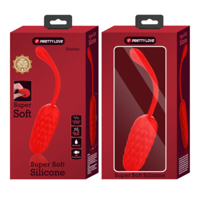 Pretty love - ovo vibrante com textura marinha recarregvel vermelha pretty love smart caliente. Pt