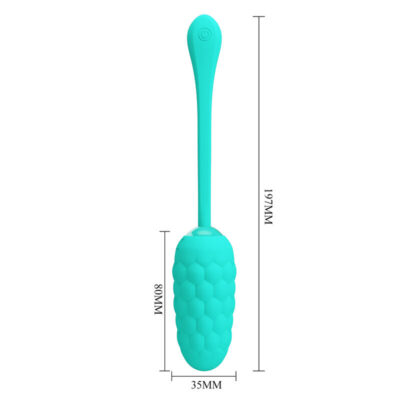 Pretty love - ovo vibrante com textura marinha recarregvel aqua green pretty love smart caliente. Pt