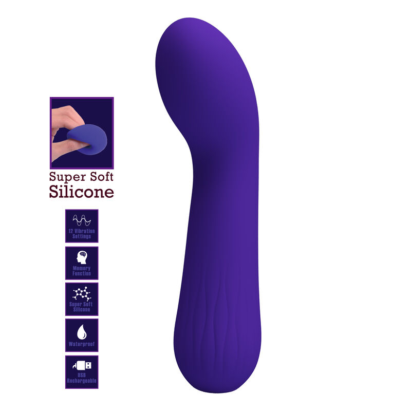 PRETTY LOVE - VIBRADOR RECARREGVEL FAUN ROXO 7 Pretty love - vibrador recarregvel faun roxo - image 7