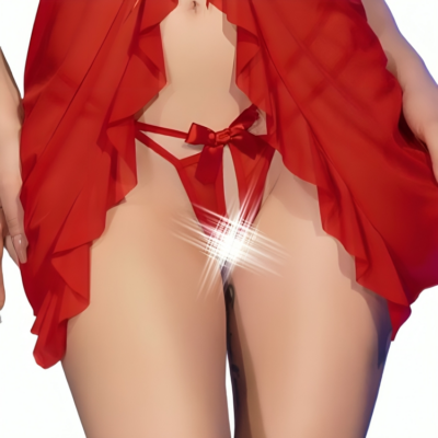 Chilirose - cr 4696 babydoll e tanga vermelha l/xl chilirose babydolls caliente. Pt