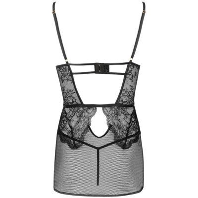 Livco corsetti fashion - camisa baririn lc 90633 + calcinha preta l/xl livco corsetti sets caliente. Pt