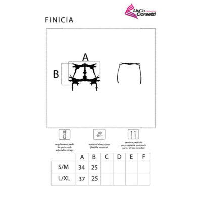 Livco corsetti fashion - finicia lc90725 cinto-liga preto livco corsetti accesories caliente. Pt