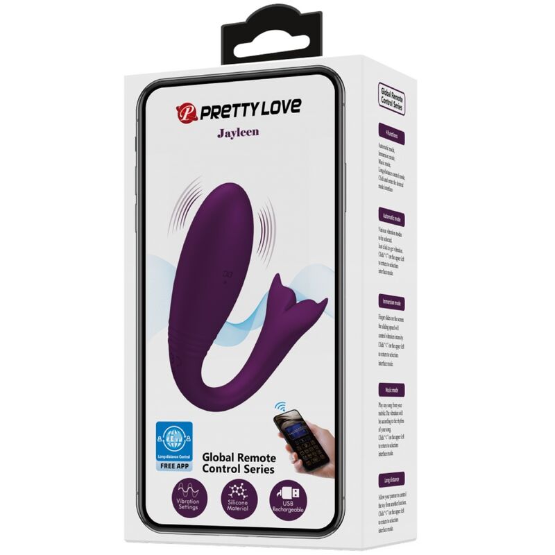 PRETTY LOVE - JAYLEEN VIBRADOR APP CONTROLE REMOTO ROXO 20 Pretty love - jayleen vibrador app controle remoto roxo - image 20