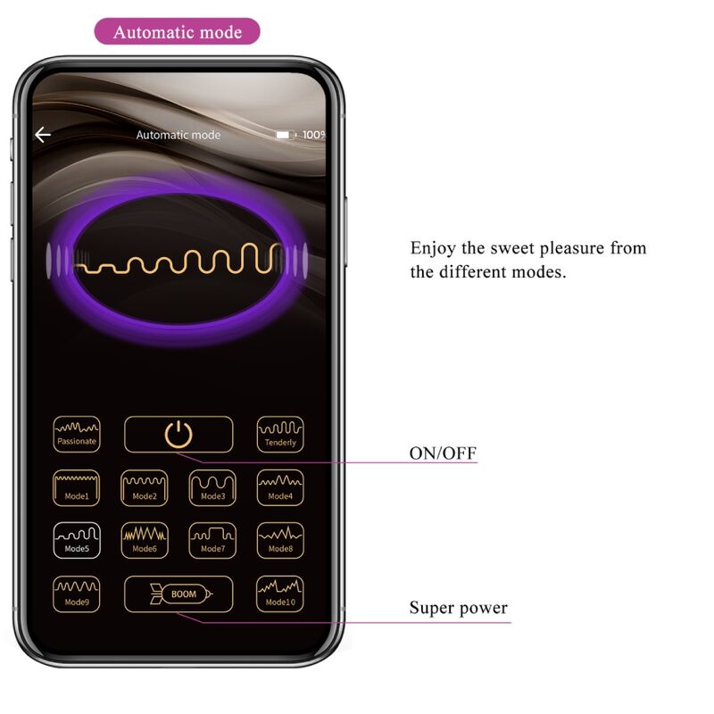 PRETTY LOVE - JAYLEEN VIBRADOR APP CONTROLE REMOTO ROXO 17 Pretty love - jayleen vibrador app controle remoto roxo - image 17