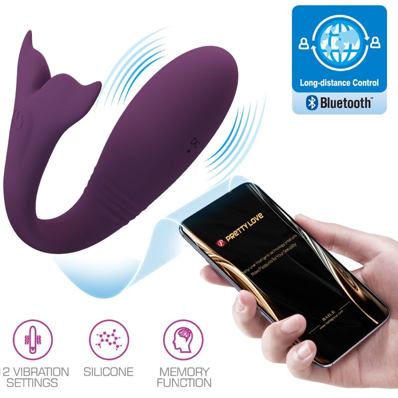 PRETTY LOVE - JAYLEEN VIBRADOR APP CONTROLE REMOTO ROXO 9 Pretty love - jayleen vibrador app controle remoto roxo - image 9