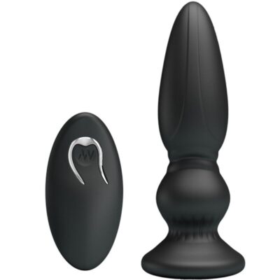 Alternative view of MR PLAY - PLUGUE ANAL DE CONTROLE REMOTO VIBRADOR PODEROSO PRETO