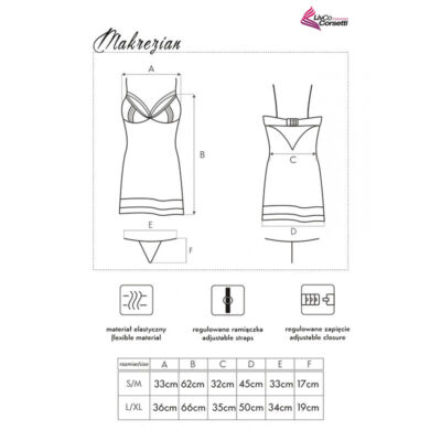 Livco corsetti fashion - makrezian lc 90545 camisa + calcinha preta livco corsetti sets caliente. Pt