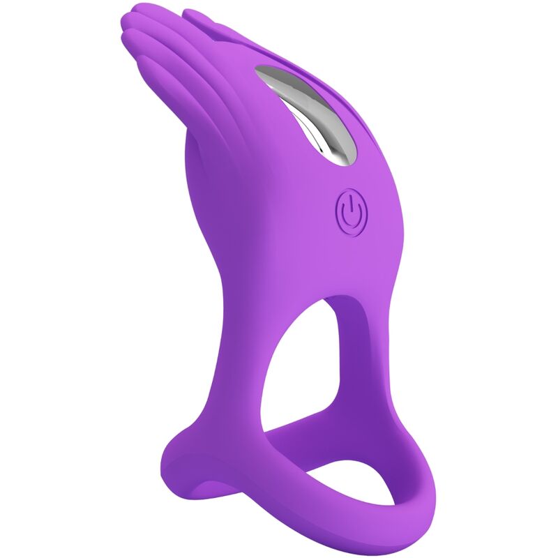 PRETTY LOVE - ANEL PARA PÊNIS VIBRANTE 7 VIBRAÕES SILICONE ROXO 5 Pretty love - anel para pênis vibrante 7 vibraões silicone roxo - image 5