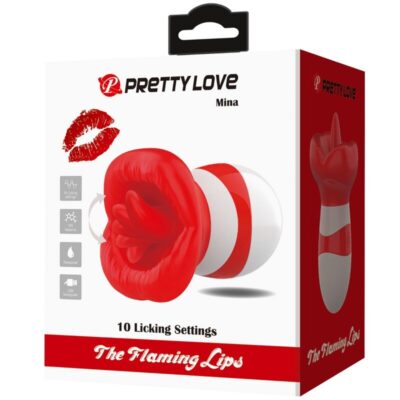 Pretty love - estimulador de língua mina vermelho claro pretty love flirtation caliente. Pt