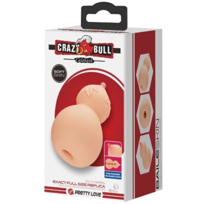 Crazy bull - mastubador em forma de peito de cabaa crazy bull caliente. Pt