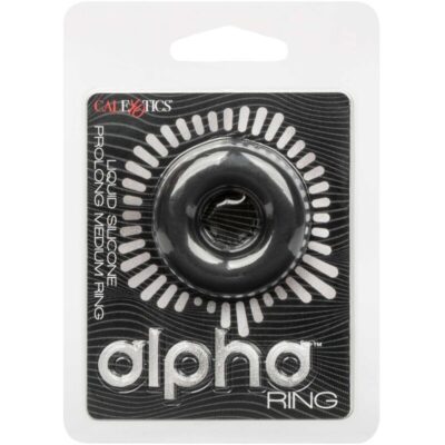 Alternative view of CALIFORNIA EXOTICS - ALPHA PROLONG MEDIUM RING PRETO