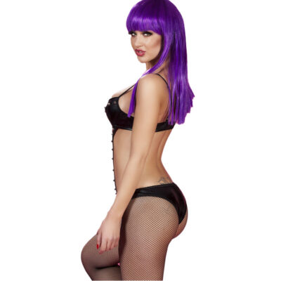 Alternative view of CHILIROSE - BODY CR 3573 PRETO S/M