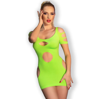 Chilirose - vestido cr 4671 verde s/m