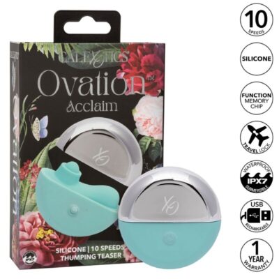 Alternative view of CALIFORNIA EXOTICS - OVATION ESTIMULADOR ACCLAIM AQUA GREEN