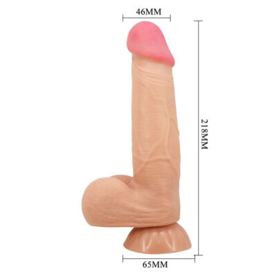 Pretty love - série sliding skin dildo realístico com ventosa deslizante pele 21,8 cm pretty love high grade caliente. Pt