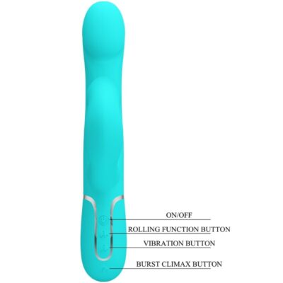 Pretty love - vibrador coelho pérolas aqua verde pretty love flirtation caliente. Pt