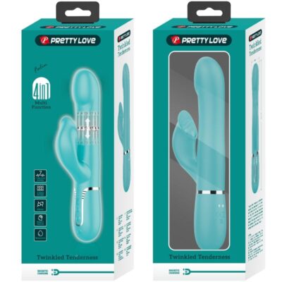 Pretty love - vibrador coelho pérolas aqua verde pretty love flirtation caliente. Pt
