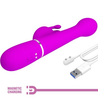Pretty love - vibrador dejon coelho 3 em 1 multifuno violeta pretty love flirtation caliente. Pt