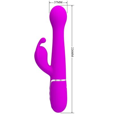 Pretty love - vibrador dejon coelho 3 em 1 multifuno violeta pretty love flirtation caliente. Pt