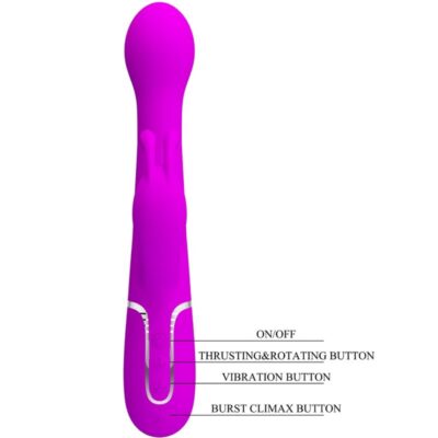Pretty love - vibrador dejon coelho 3 em 1 multifuno violeta pretty love flirtation caliente. Pt