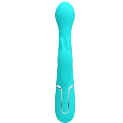 Alternative view of PRETTY LOVE - VIBRADOR COELHO DEJON 3 EM 1 MULTIFUNO AQUA VERDE