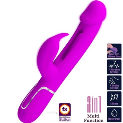Pretty love - vibrador coelho dejon 3 em 1 multifuno aqua verde pretty love flirtation caliente. Pt