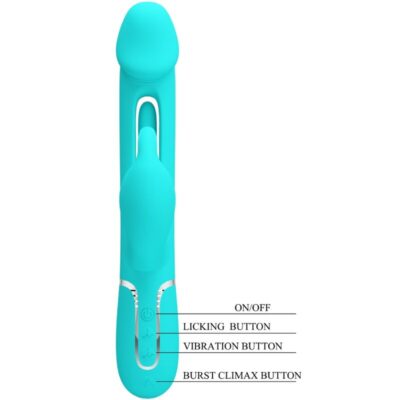 Pretty love - vibrador coelho dejon 3 em 1 multifuno aqua verde pretty love flirtation caliente. Pt