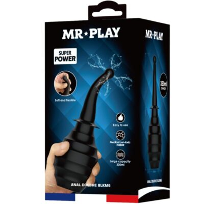 Mr play - plugue anal de controle remoto vibrador poderoso preto mr play caliente. Pt